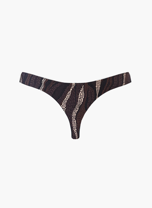 Bikini Bottom Nude Sabbia Bordo