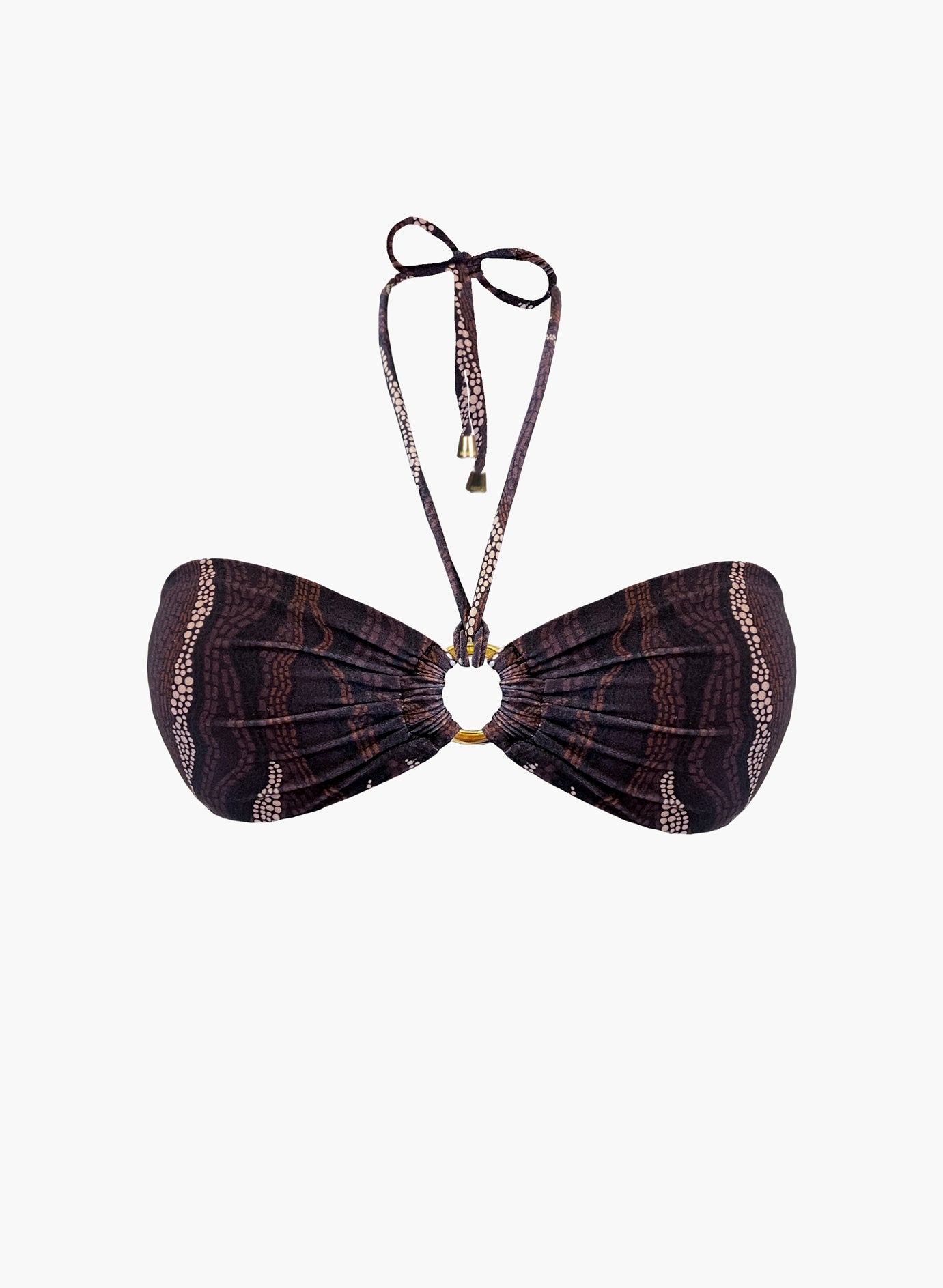 Bikini Top Bandeau Sabbia Bordó