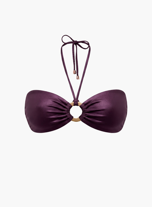 Bikini Top Bandeau Figo Metallic