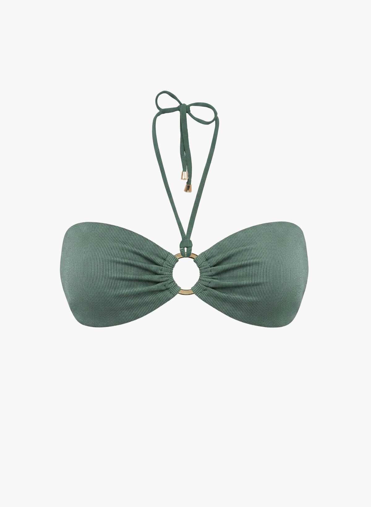 Bikini Top Bandeau Sage Rib