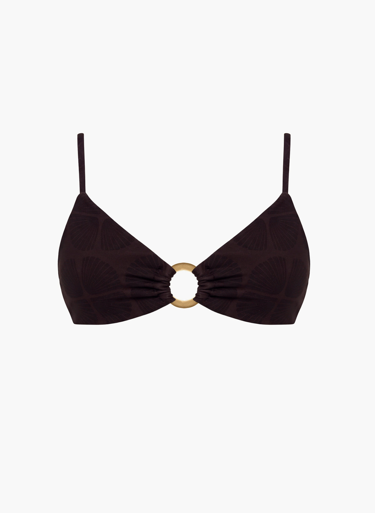 Bikini Top Gala Flora Cacao Brown