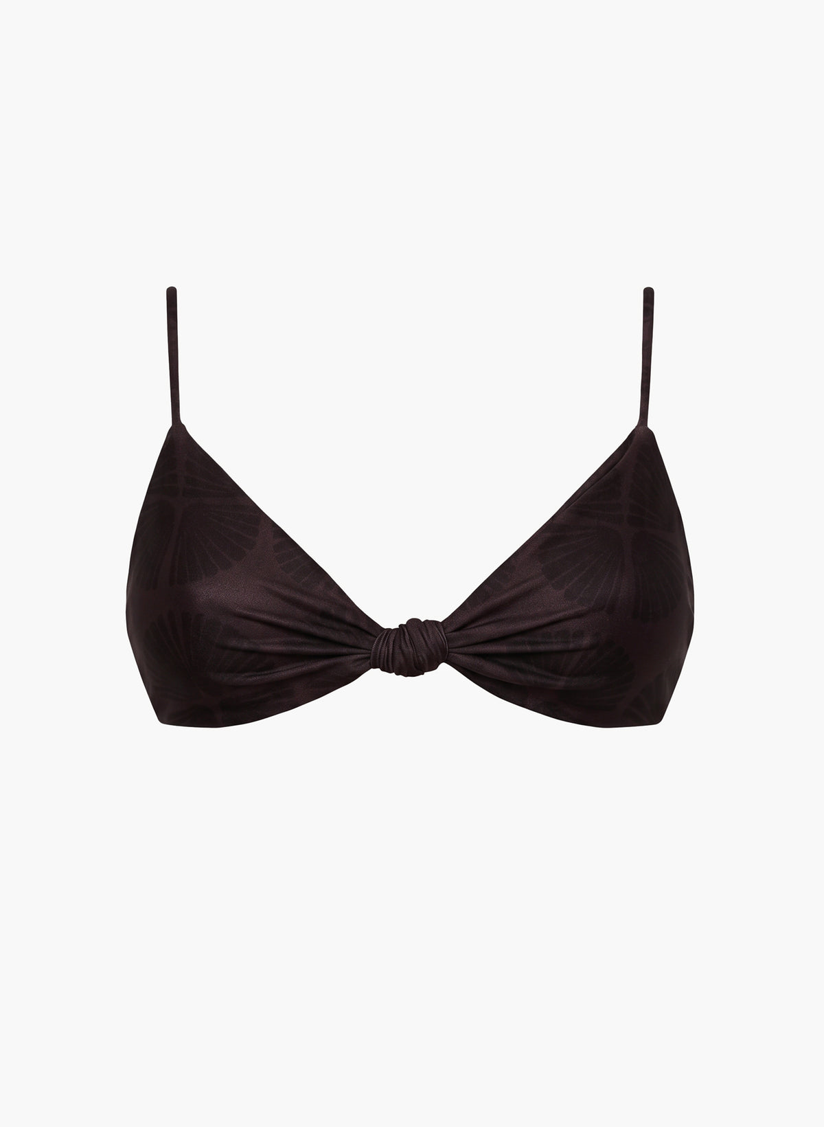 Bikini Top Nude Flora Cacao Brown