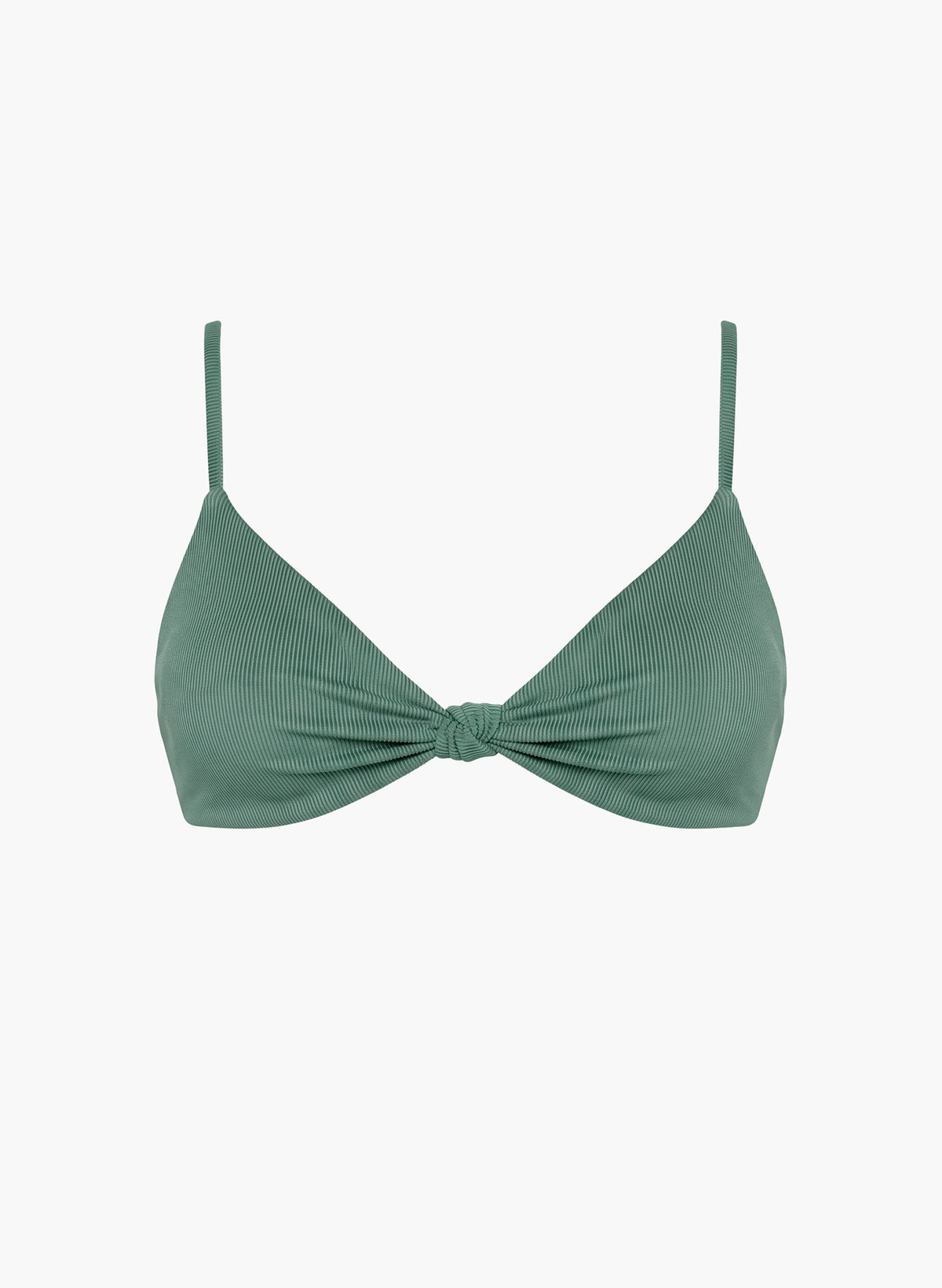 Bikini Top Nude Sage Rib