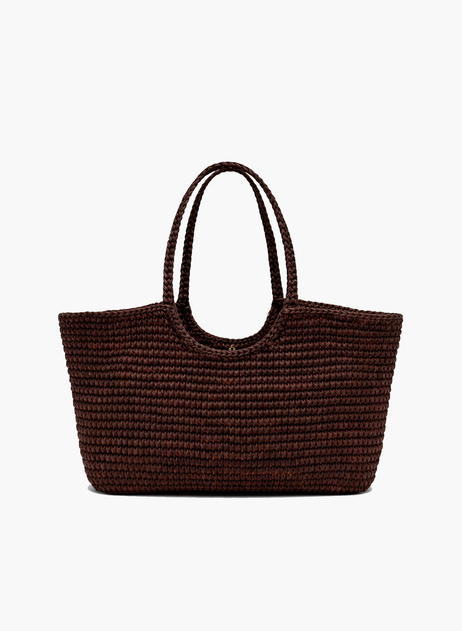 Raffia Bag Cala Cacao Brown