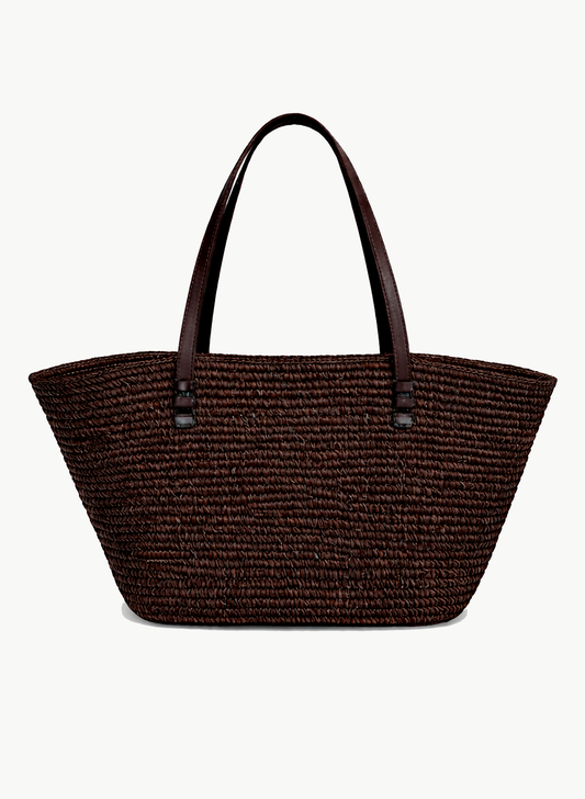Raffia Bag Palma Cacao Brown