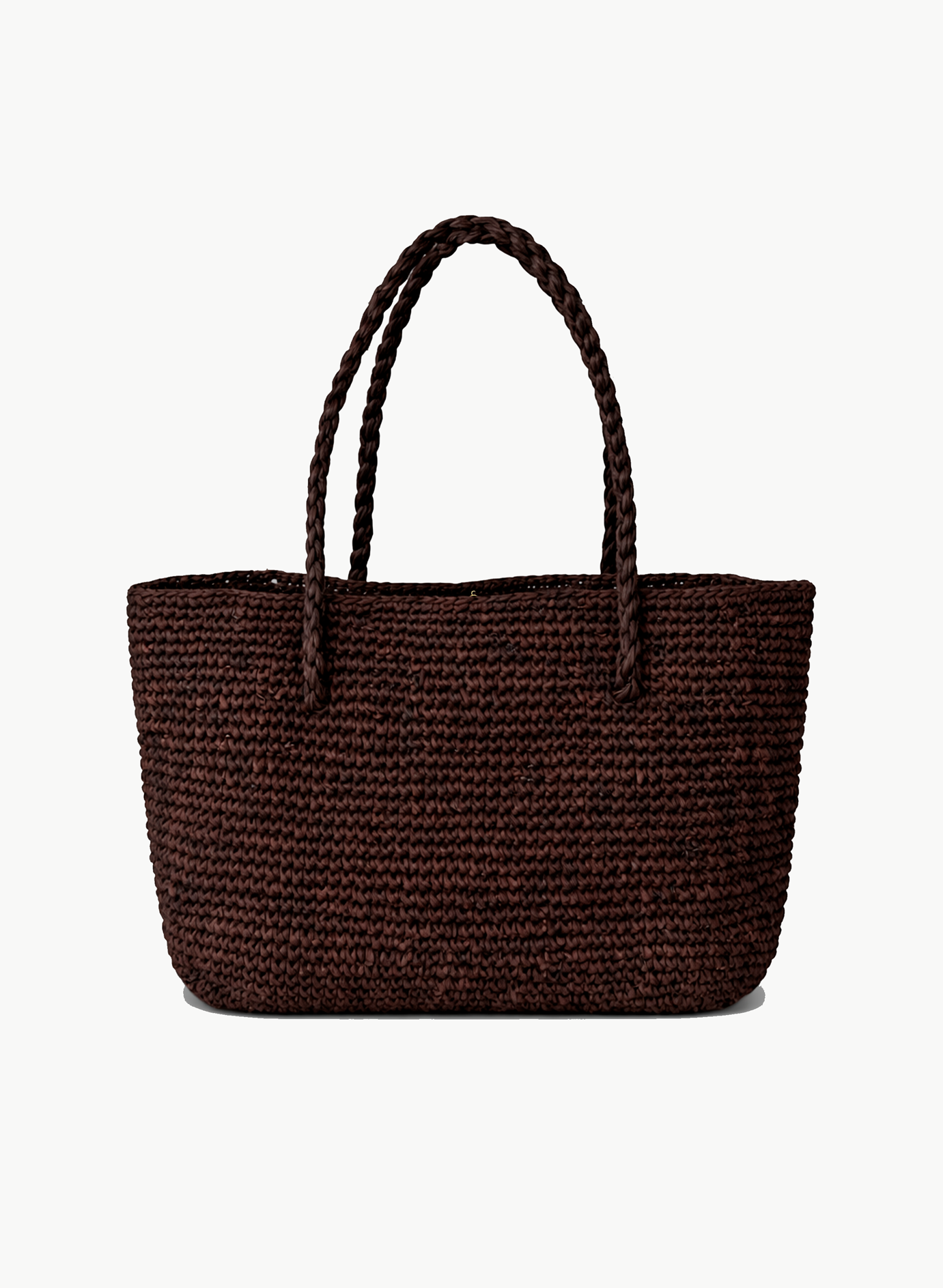 Raffia Bag Roma Cacao Brown
