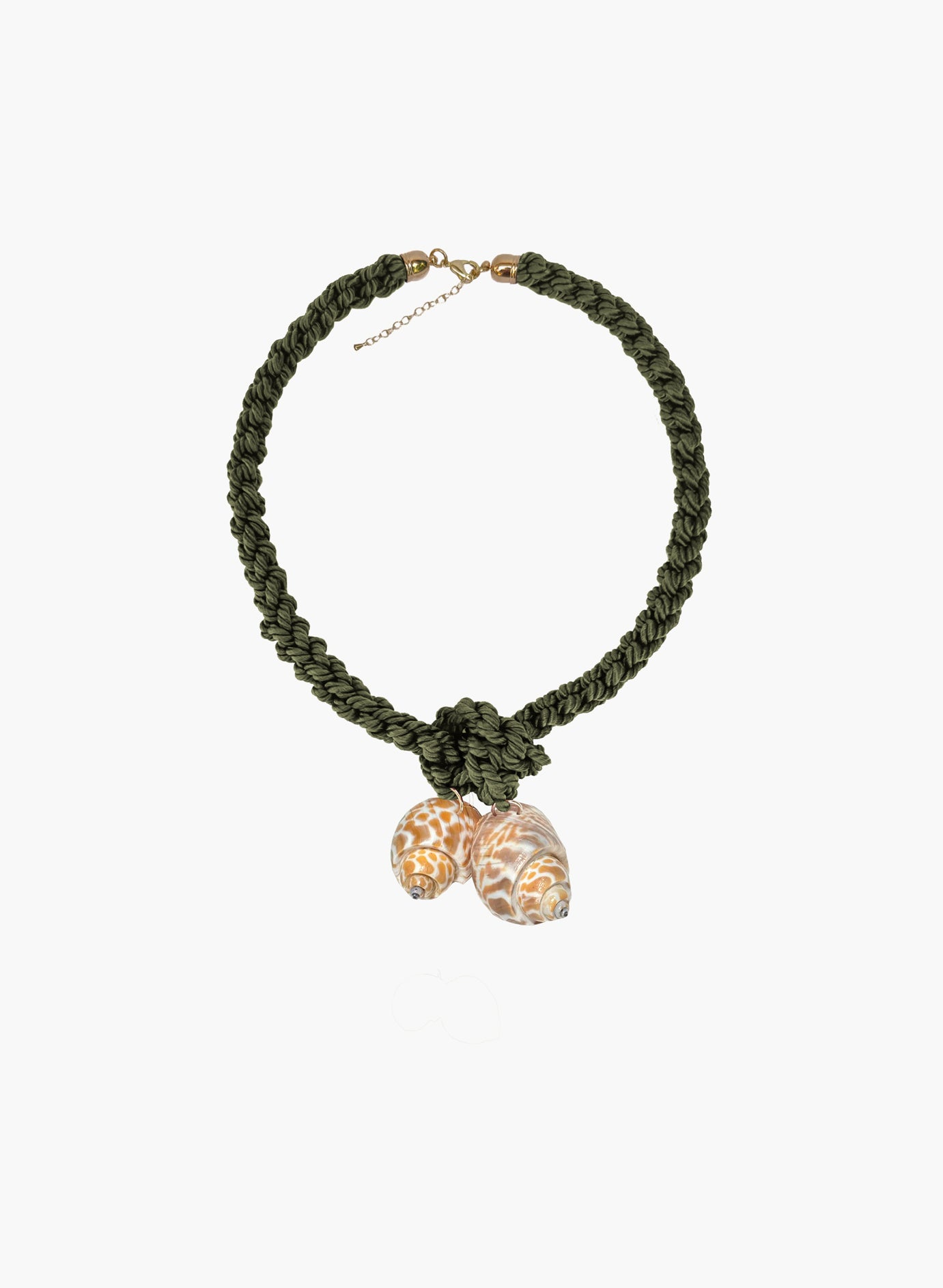 Collar Seashell Olive green