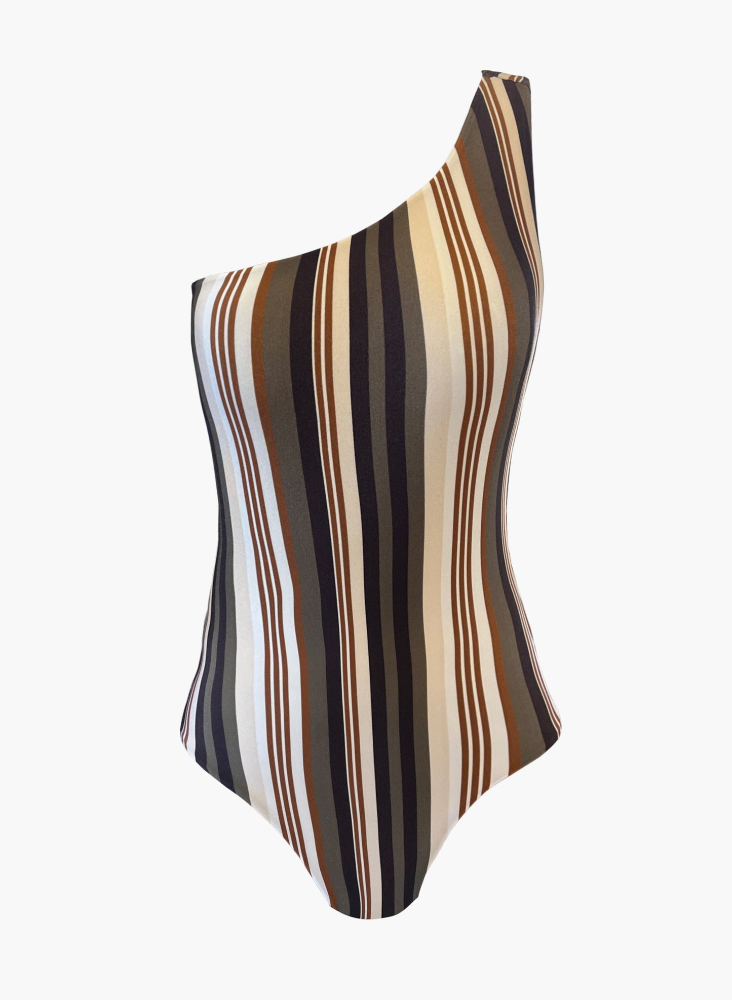 Swimwear Della Olive Stripe