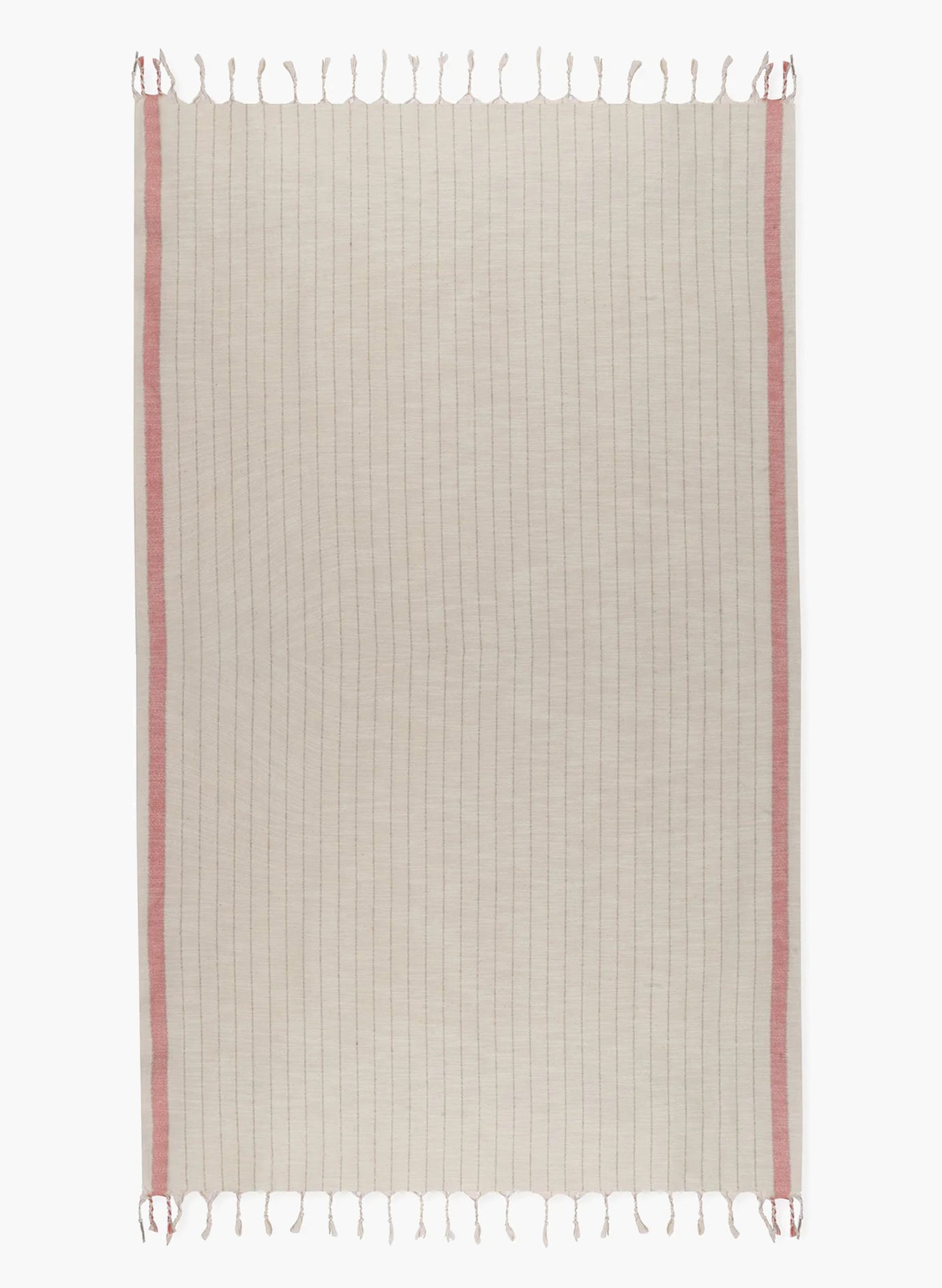 Bahia Coral Linen Towel