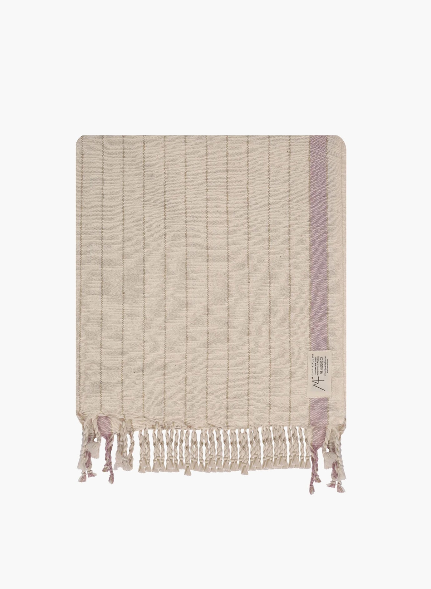 Bahia Coral Linen Towel