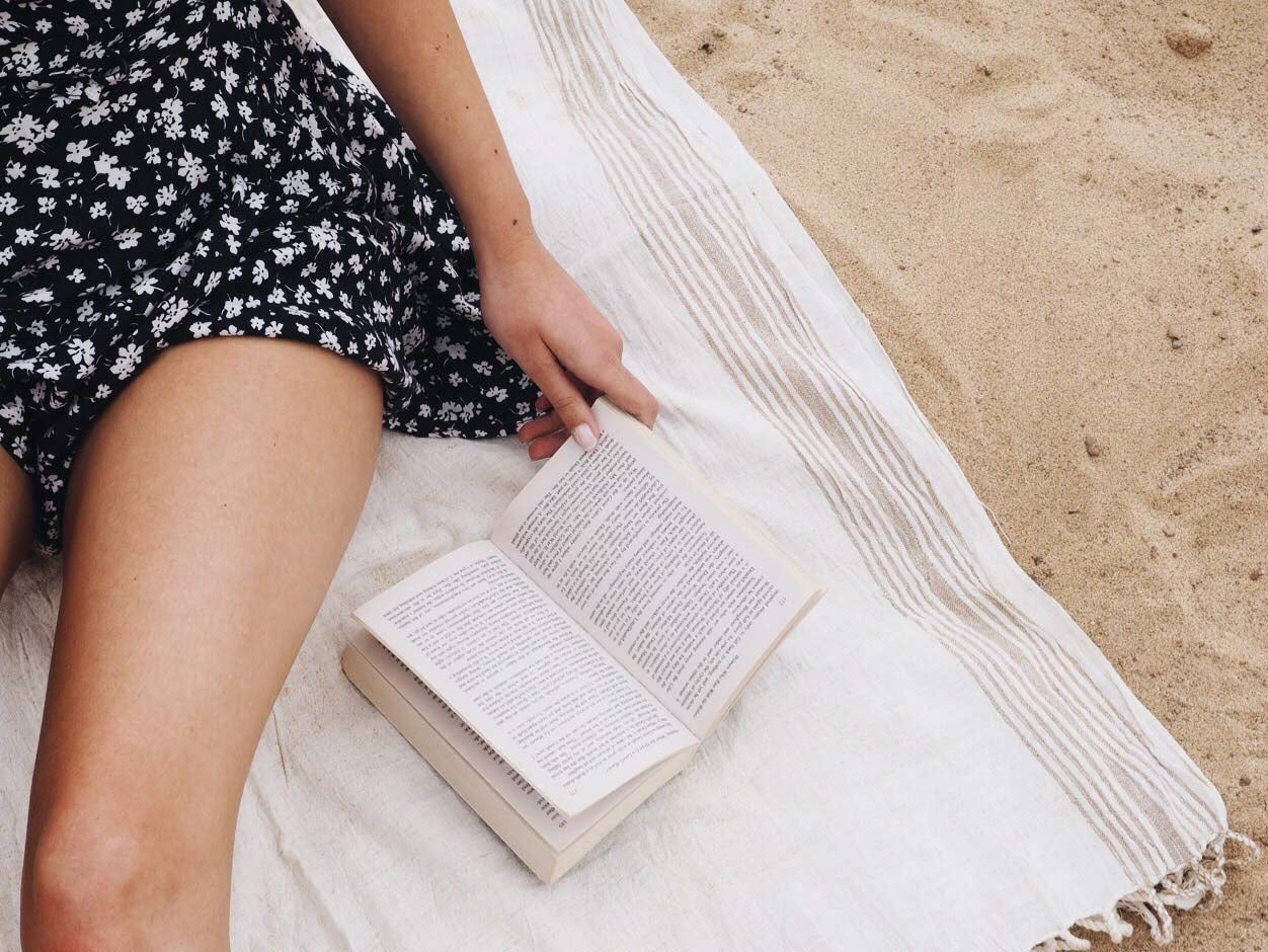 Mediterranean Sand Linen Towel